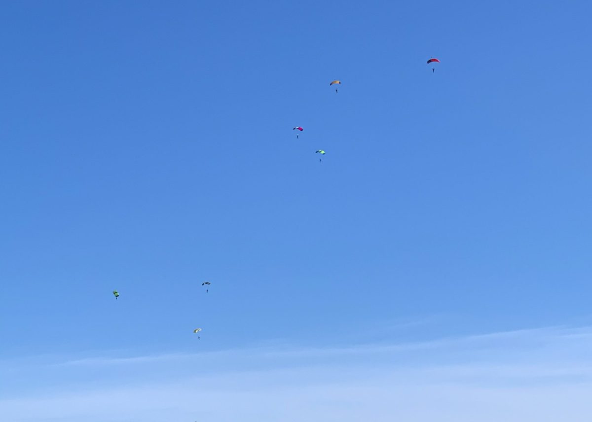 skydivers skydiving 