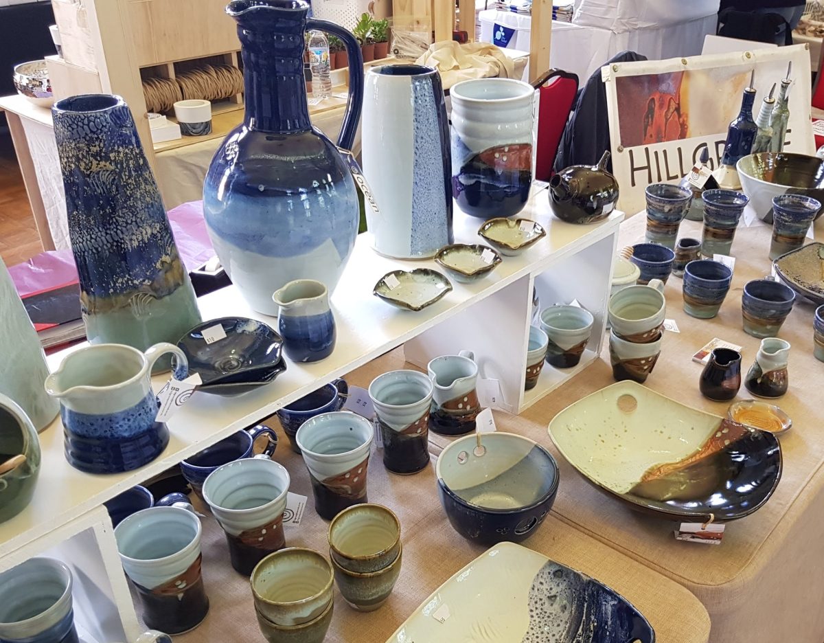 pottery display