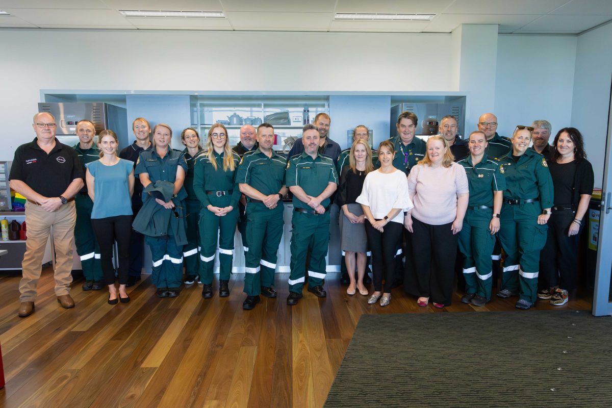 paramedics and other ambulance service staff