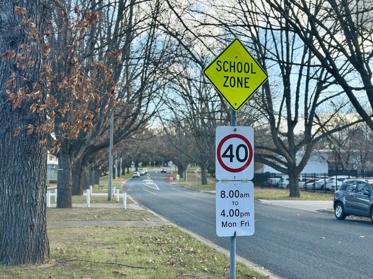 School zone sign