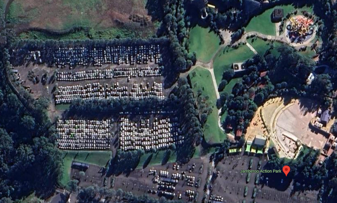 Jamberoo Action Park car park