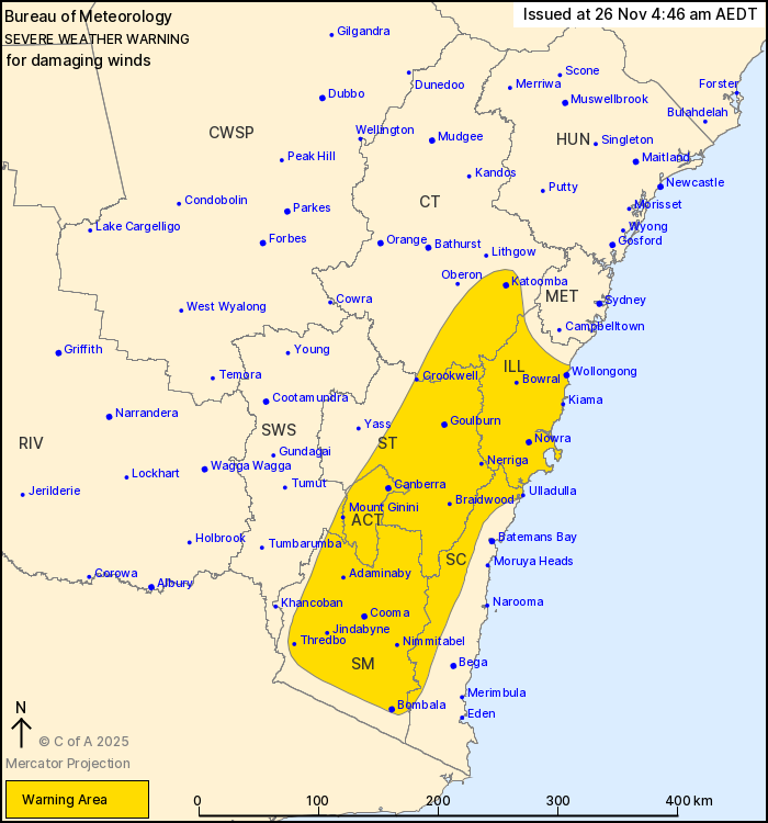 damaging winds warning