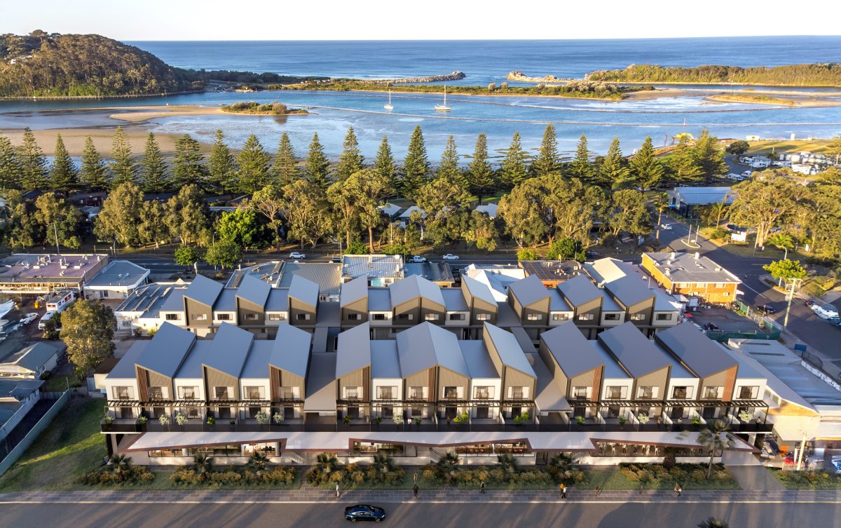 render for the Cove development in Narooma 