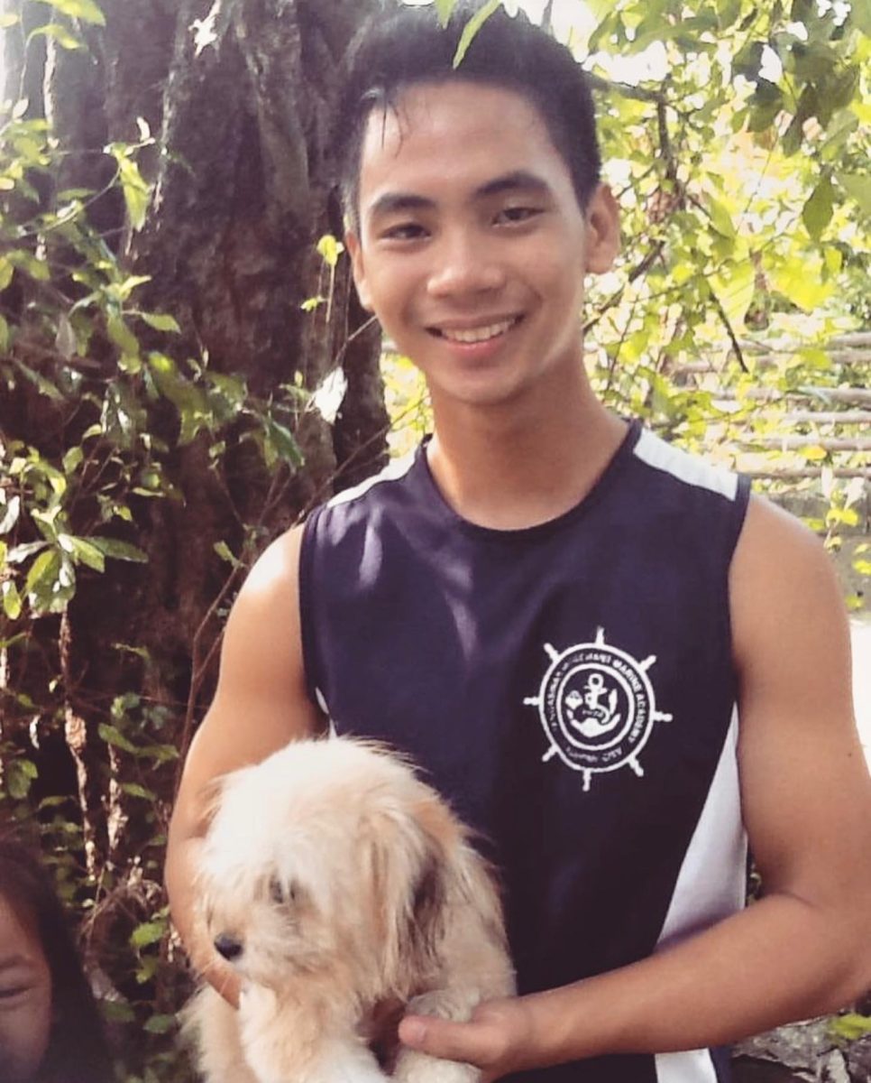 Jerwin with pet