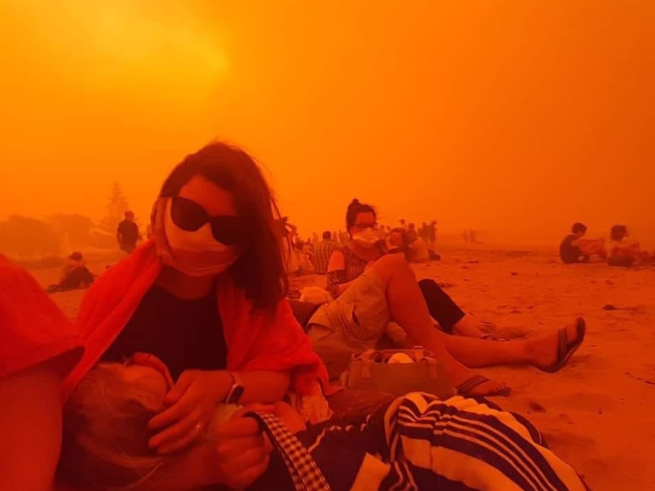 Countless residents fled to South Coast beaches during the Black Summer bushfires.
