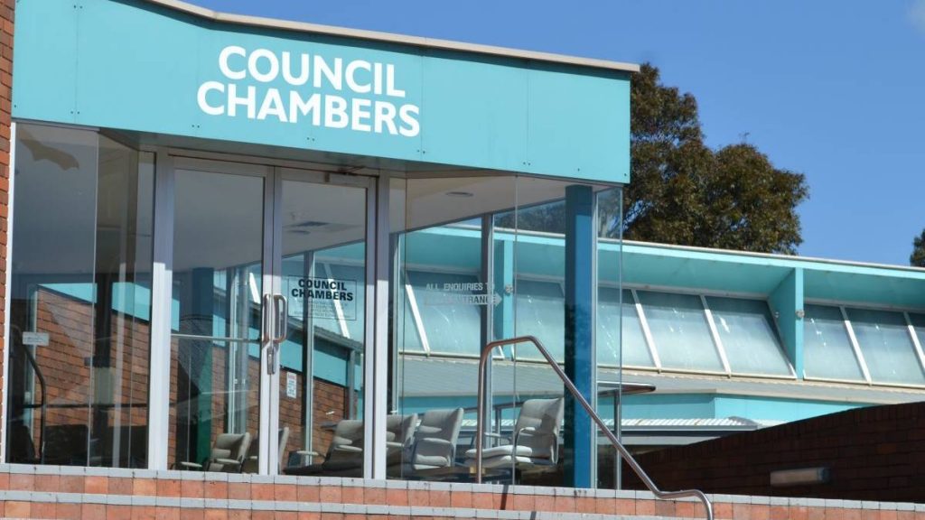 Exterior of Eurobodalla Shire Council chambers in Moruya