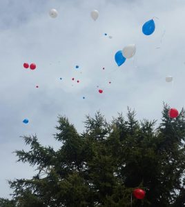 Balloons are released to remember Noa