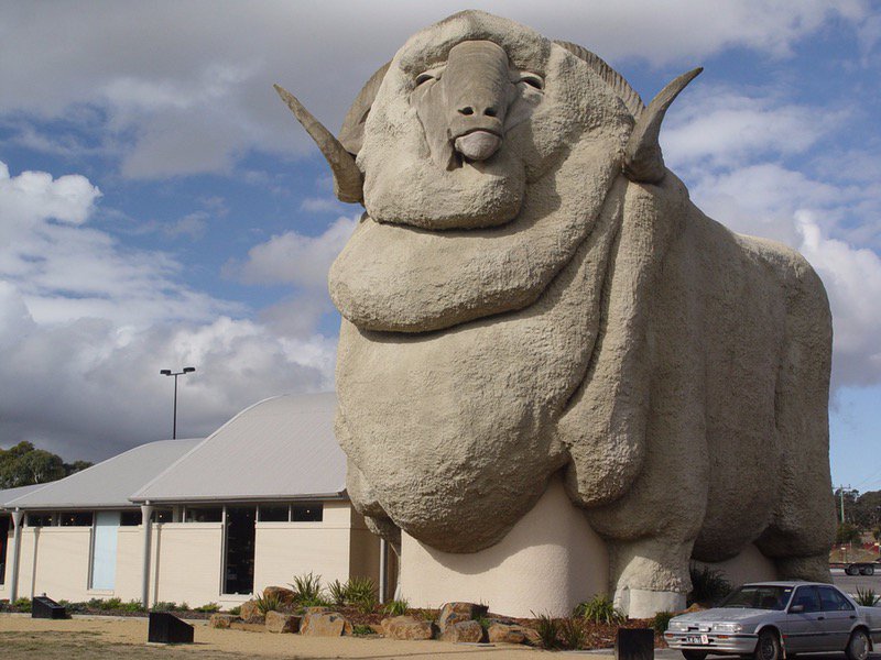 The Big Merino at Goulburn. Source: Visit NSW