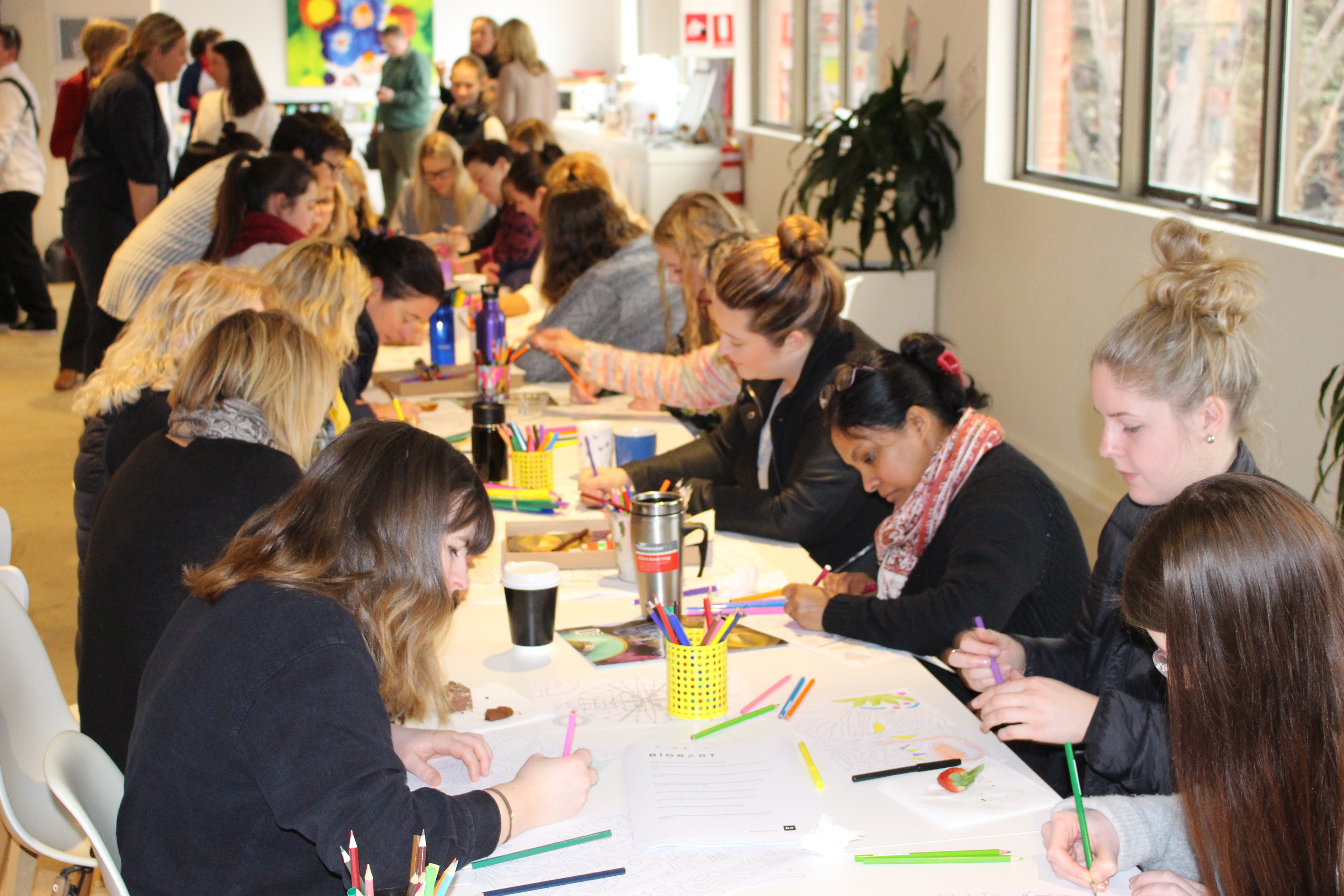 Colouring for change in Cooma, lead by local teens