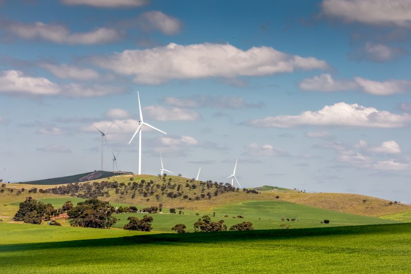 A South Australian wind farm helps the ACT create history About Regional