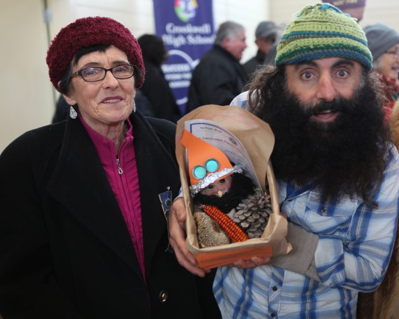 Costa Georgiadis launches community garden in NSW Southern Tablelands - and treasures a spud that looks just like him