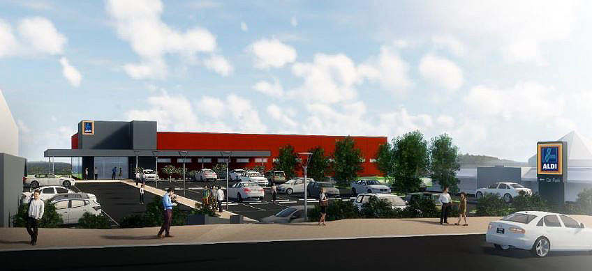 Rothelowman Architects’ concept plan for the supermarket building. Photo: Supplied.