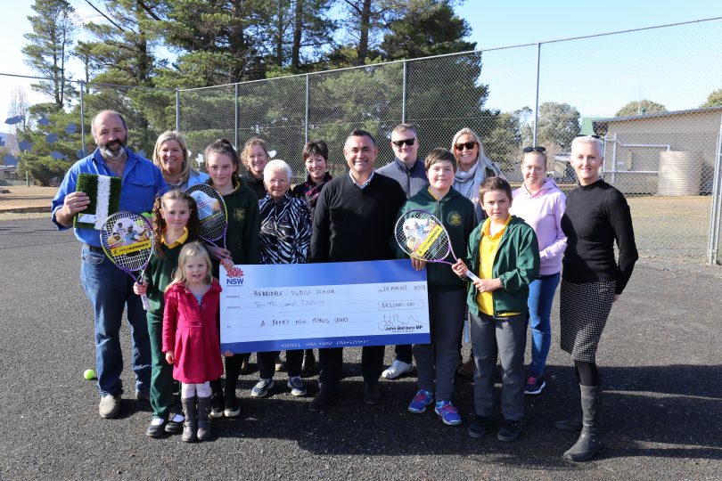 Tennis courts resurfaced, showground pavilion makeover and new school playground as NSW Government hands out funds