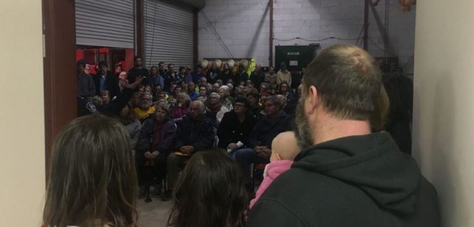 "Weeks not days" - Community hears of plan to tackle 
