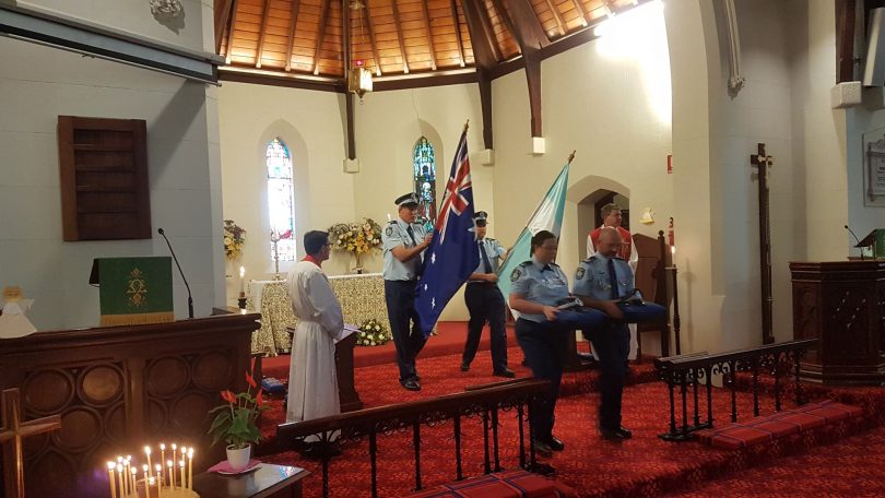 St John's Anglican Church in Bega, played host to Police Remembrance Day. Photo: Fiona E.I Avery 