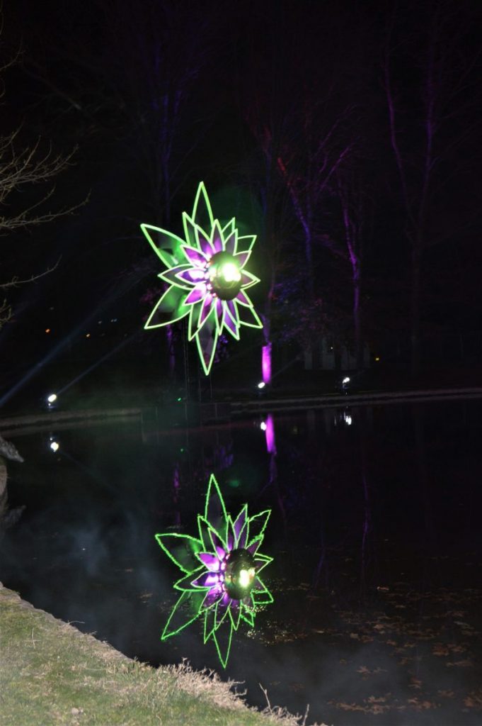 One of the magical light displays from last year's NightFest. Photo: Glynis Quinlan.