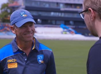 Meet Manuka Oval’s head curator Brad van Dam as a historic summer of cricket starts