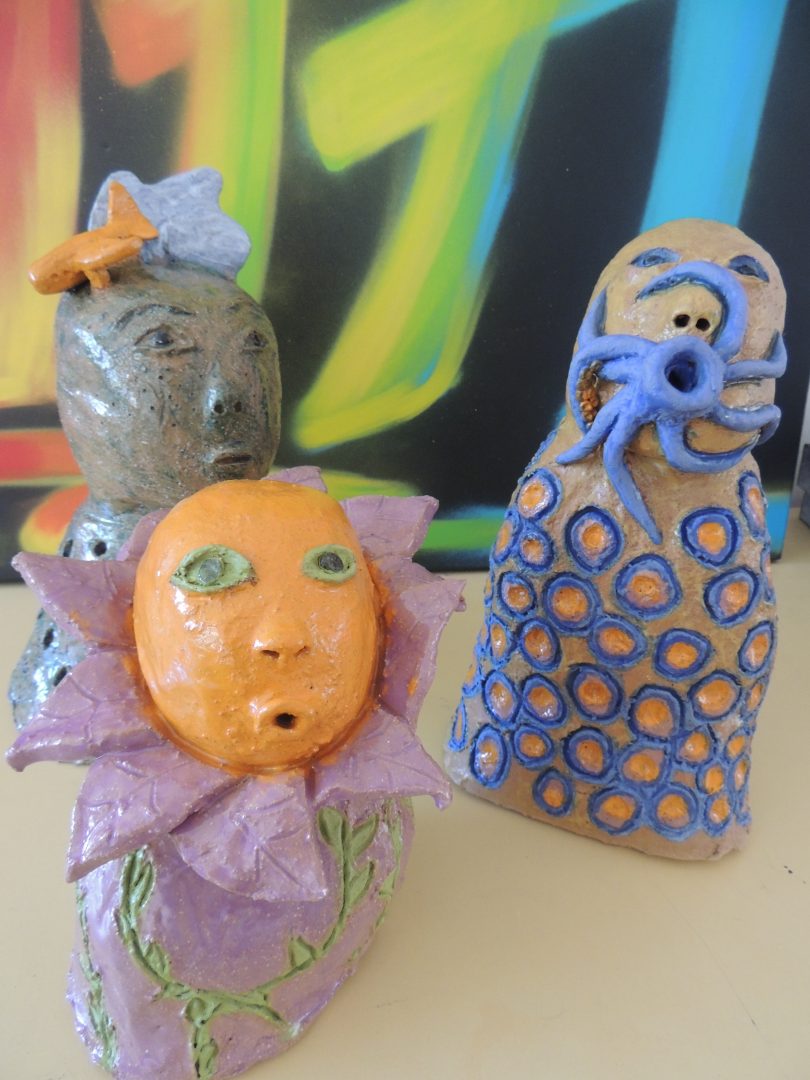Elements by Lillian Reid, art created by Batemans Bay High School students will be on exhibition at the Batemans Bay Visitors Information Centre until November 27. Photo: supplied.