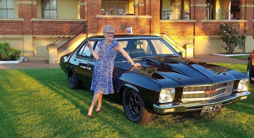 Cobar Mayor Lilliane Brady OAM, is looking forward to her first trip to the Eurobodalla. Photographed here at the Running On Empty and The Festival Of The Miners Ghost in October. Photo: Cobar Shire Council Facebook.