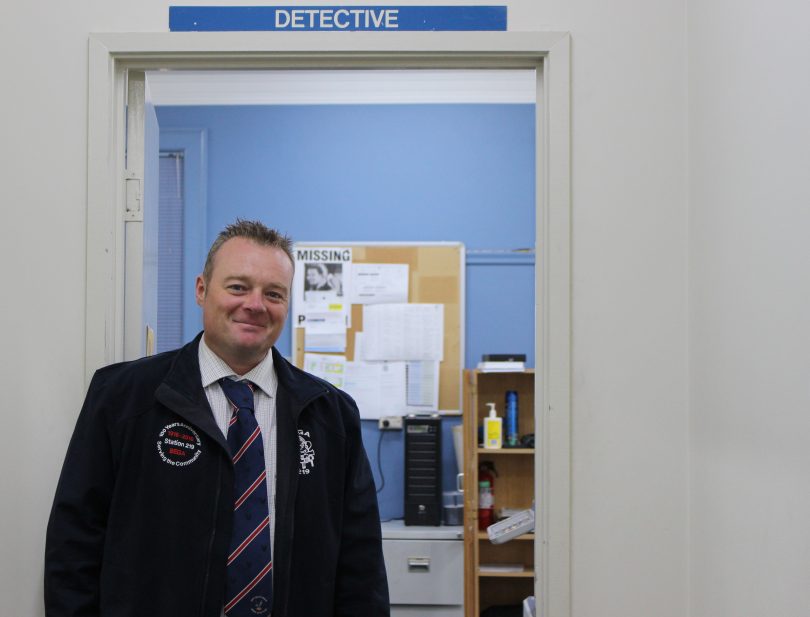 Detective Sergeant Justin Marks. Photo: Ian Campbell.