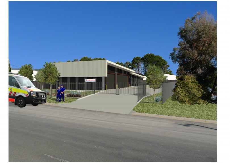 An artist’s impression of the new Bungendore Ambulance Station. Photo: Supplied.