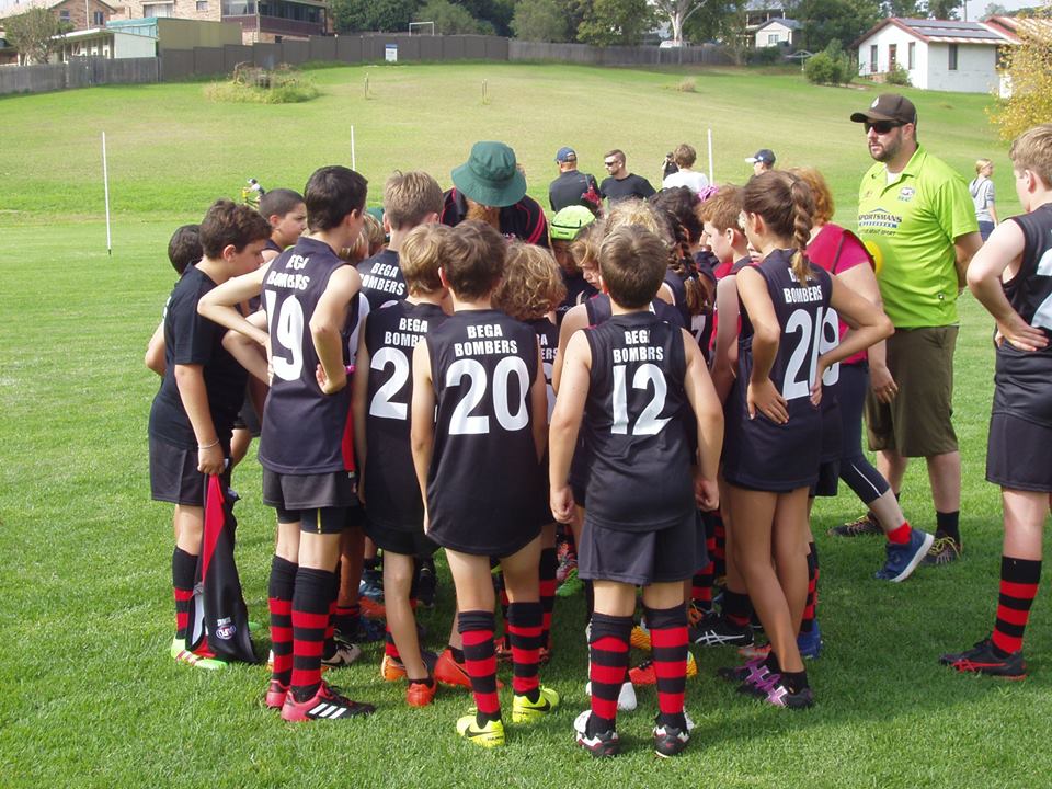 Join the Bega Bombers family this Saturday - kids play FREE