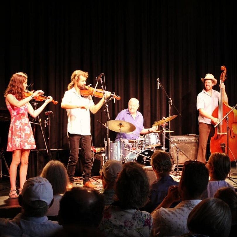 Malumba, playing inside the Windsong Pavilion last Sunday, their new album is "The Passage'. Photo: Malumba Facebook.