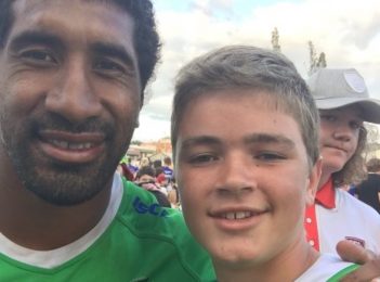 A day at the footy – small gestures, but lasting moments