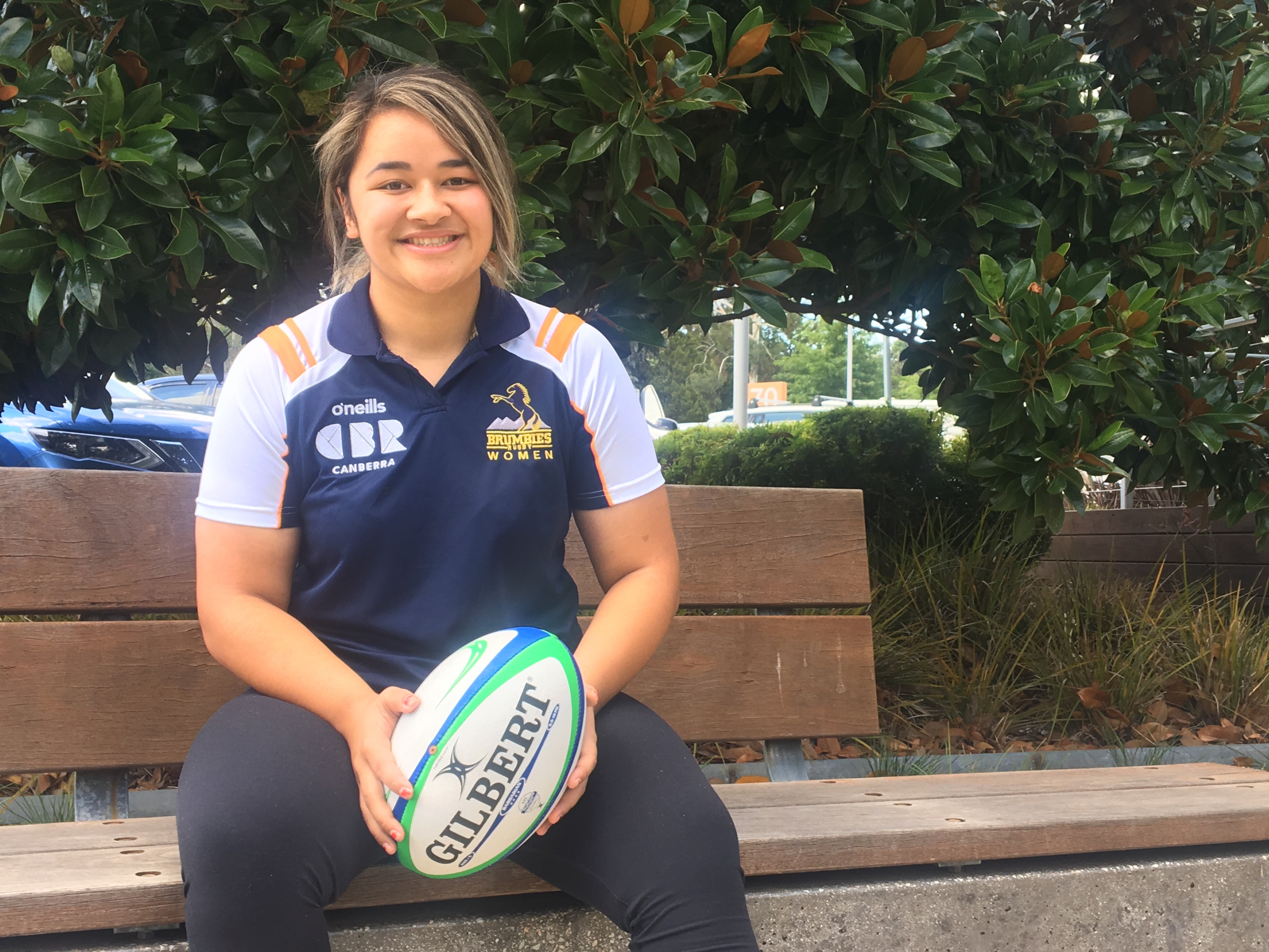 Violeta Tupuola brings her big heart and crunching tackle to women's rugby