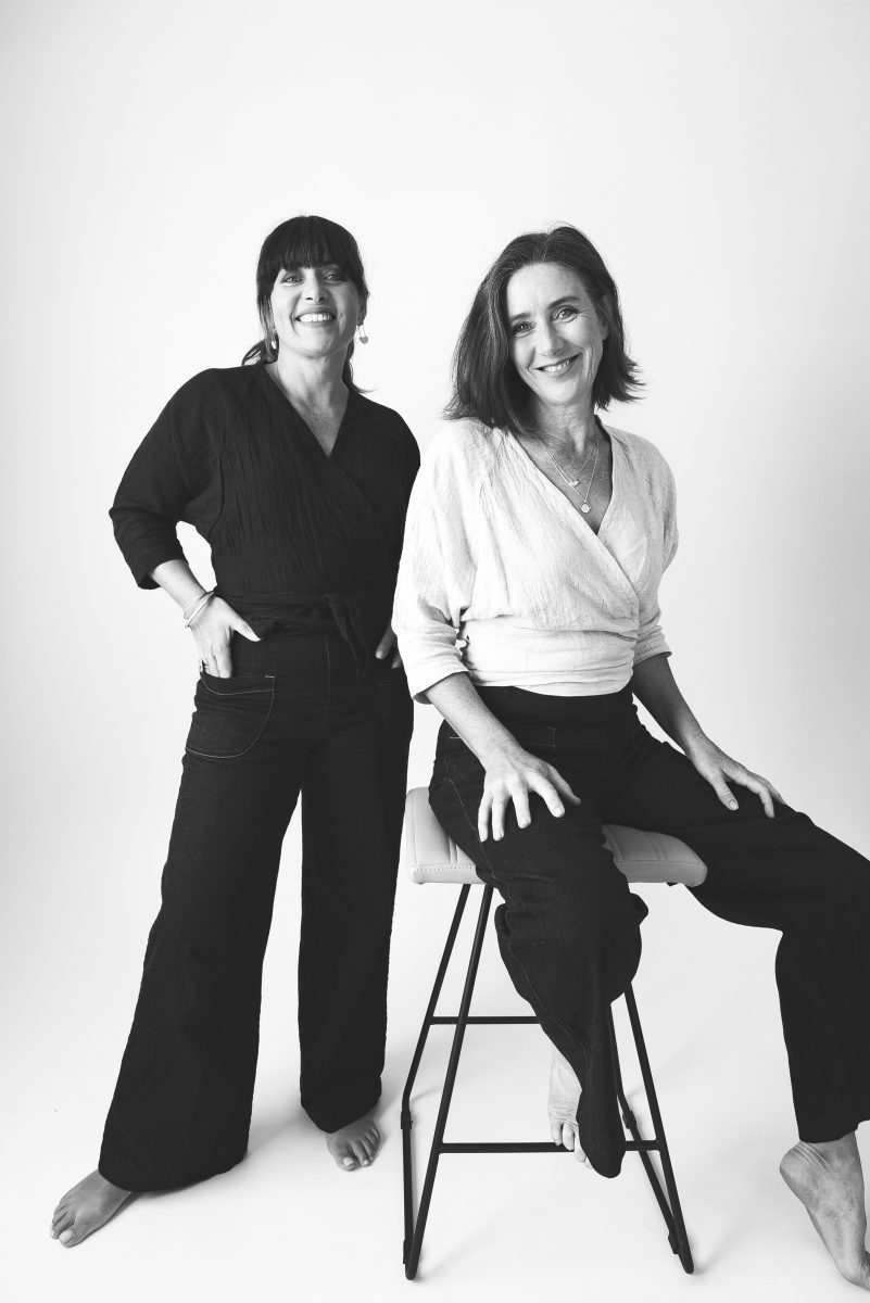 Megan Luhrs and Gwyneth Roberts, the brains and passion behind Pambula fashion house, Zoe.O. Photo: Supplied.