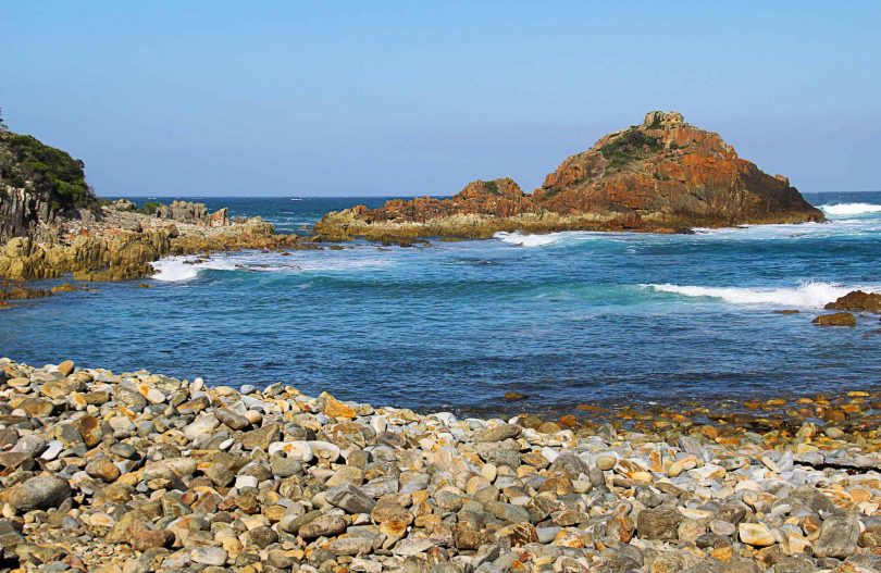 Mimosa Rocks at Aragunna, in Mimosa Rocks National Park. Photo: John Yurasek, NPWS.