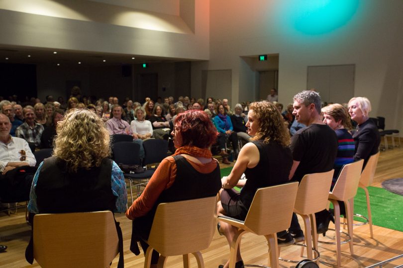 A stellar line up of speakers attracted around 350 people to thr 2018 Festival of Open Minds. Photo: Chris Sheedy.