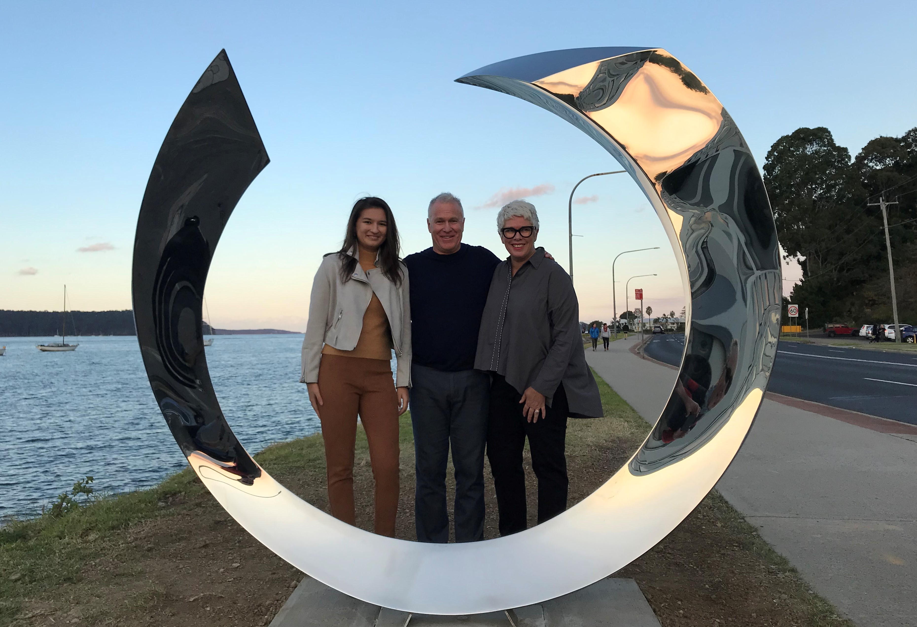 Batemans Bay sculpture collection grows admist the beauty of the Clyde