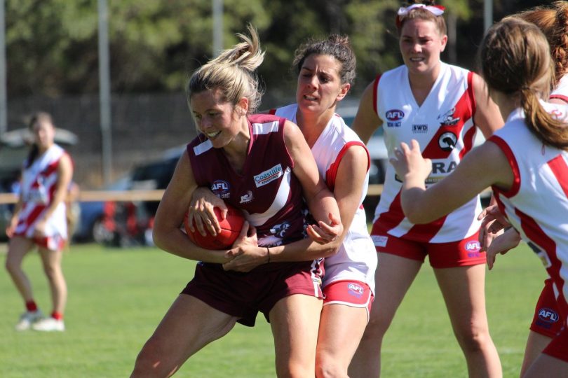 Women's AFL has taken off since its introduction to the Sapphire Coast in 2016. Photo: supplied.