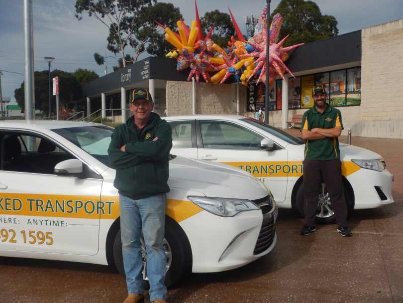 Bega Taxi has a 24/7 service for patients discharged from hospital. Photo: supplied. 