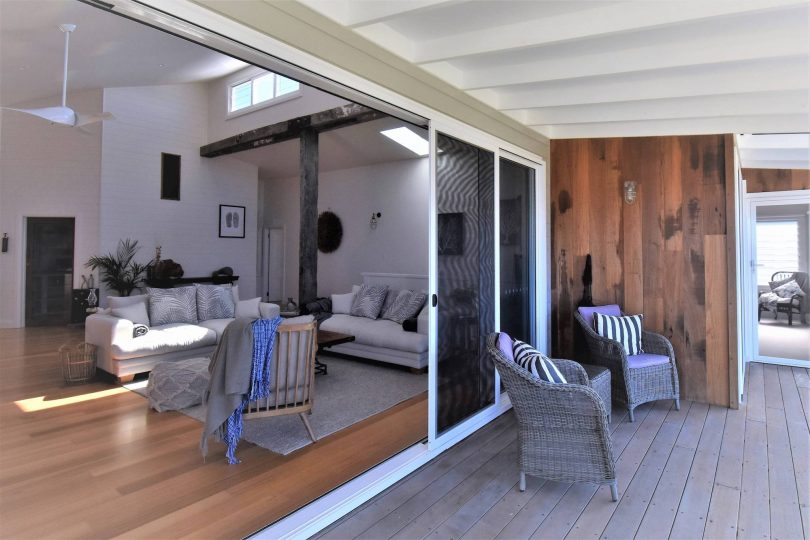 Pacific breezes and more living space, wide doors bring it inside. Photo: supplied