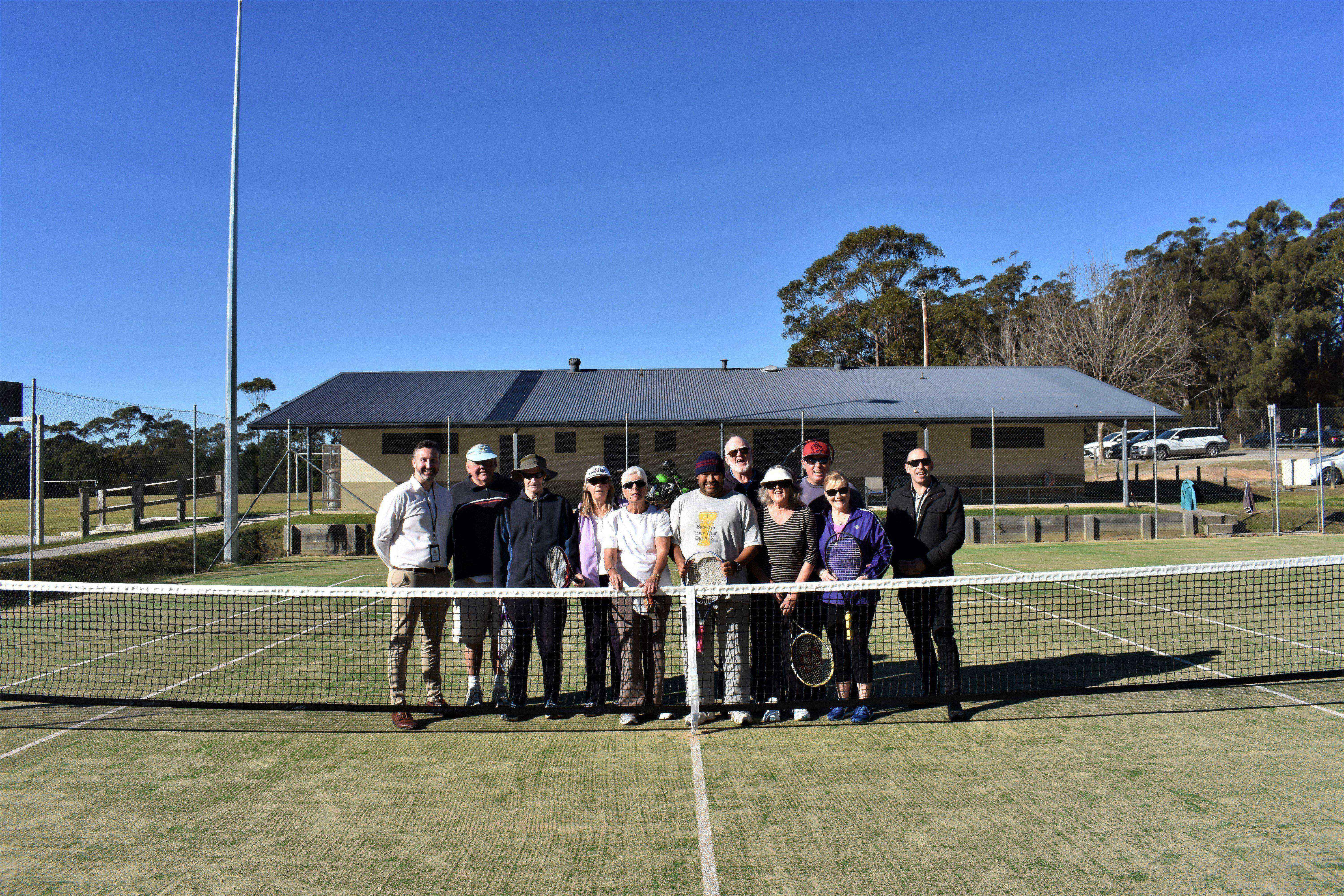 Bodalla tennis courts reno secures the sports place in local life