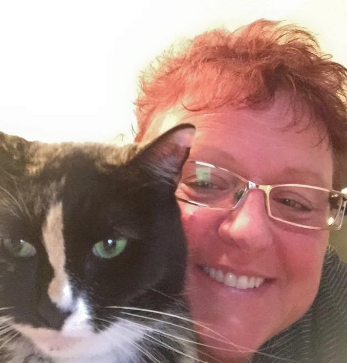 Claudia Quinton with her cat, Delilah, who she suspects was killed. Photo: Supplied.