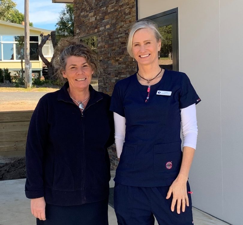 Local teens can drop into Mallacoota Medical Centre and visit Teen Clinic nurses Helen Bryan and Carla De La Rue for free, confidential advice and treatment. Photo: Supplied.