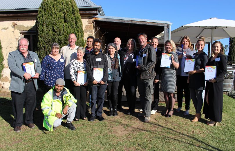 Tourism winners from the Snowy Monaro, Bega Valley and Eurobodalla. Photo: Ian Campbell.