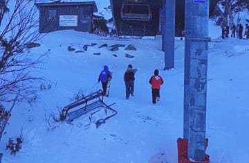 Strong winds cause freak accident as Thredbo skier blown off chairlift