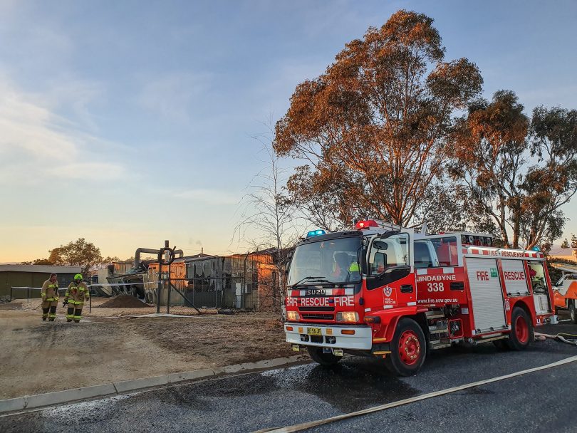 The destroyed Leesville Laundromat serviced many of the resorts in the Snowy-Monaro region. Photo: Supplied