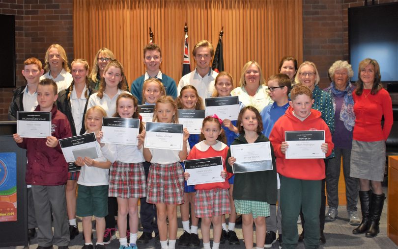 Finalists for the 2019 Mayors Writing Competition. Photo: Supplied.