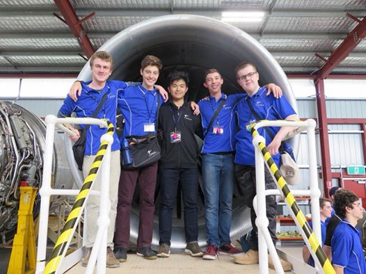 Campbell Allison (left) is pursuing a career in Avionics Engineering with the help of Southern Phone. Photo: Supplied.