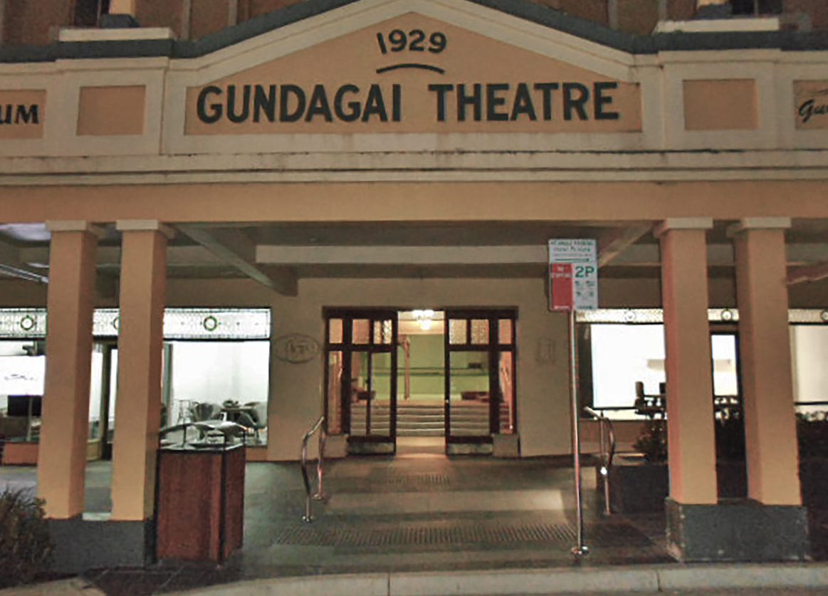 A cuddle in Gundagai picture theatre’s dress circle
