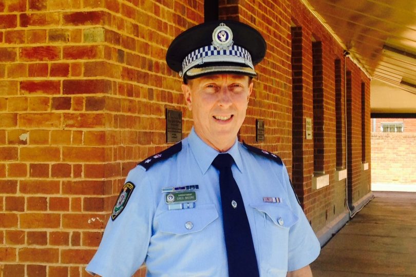 Superintendent Greg Moore has taken command of South Coast Police District. Photo: Supplied.