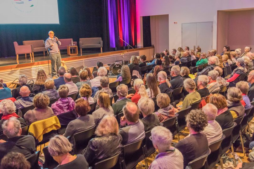Around 400 people gathered to hear Tim Costello at the Festival of Open Minds. Photo: David Rogers Photography, About Regional.