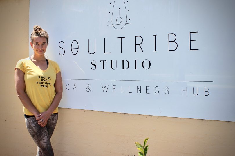 Clare Lovelace, owner Soul Tribe Studio Batemans Bay. Photo: Kat McCarthy.