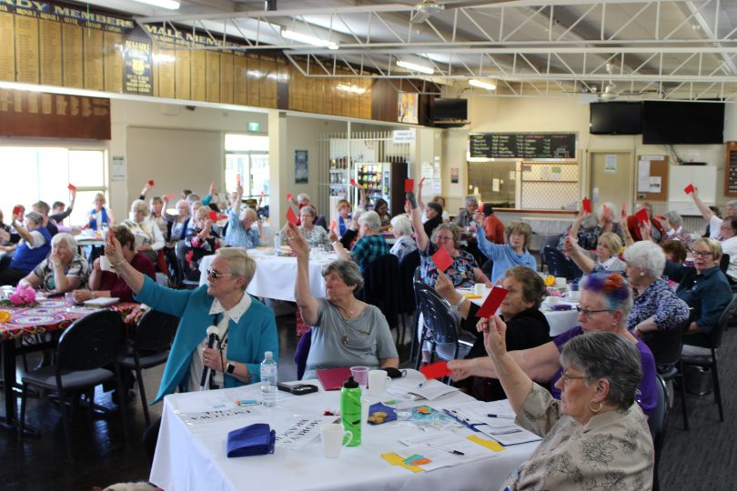 A unanimous endorsement of the Far South Coast CWA Branch. Photo: Ian Campbell.