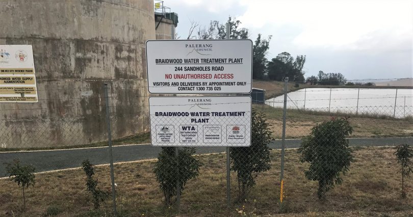 Braidwood's off-river water supply and water treatment plant